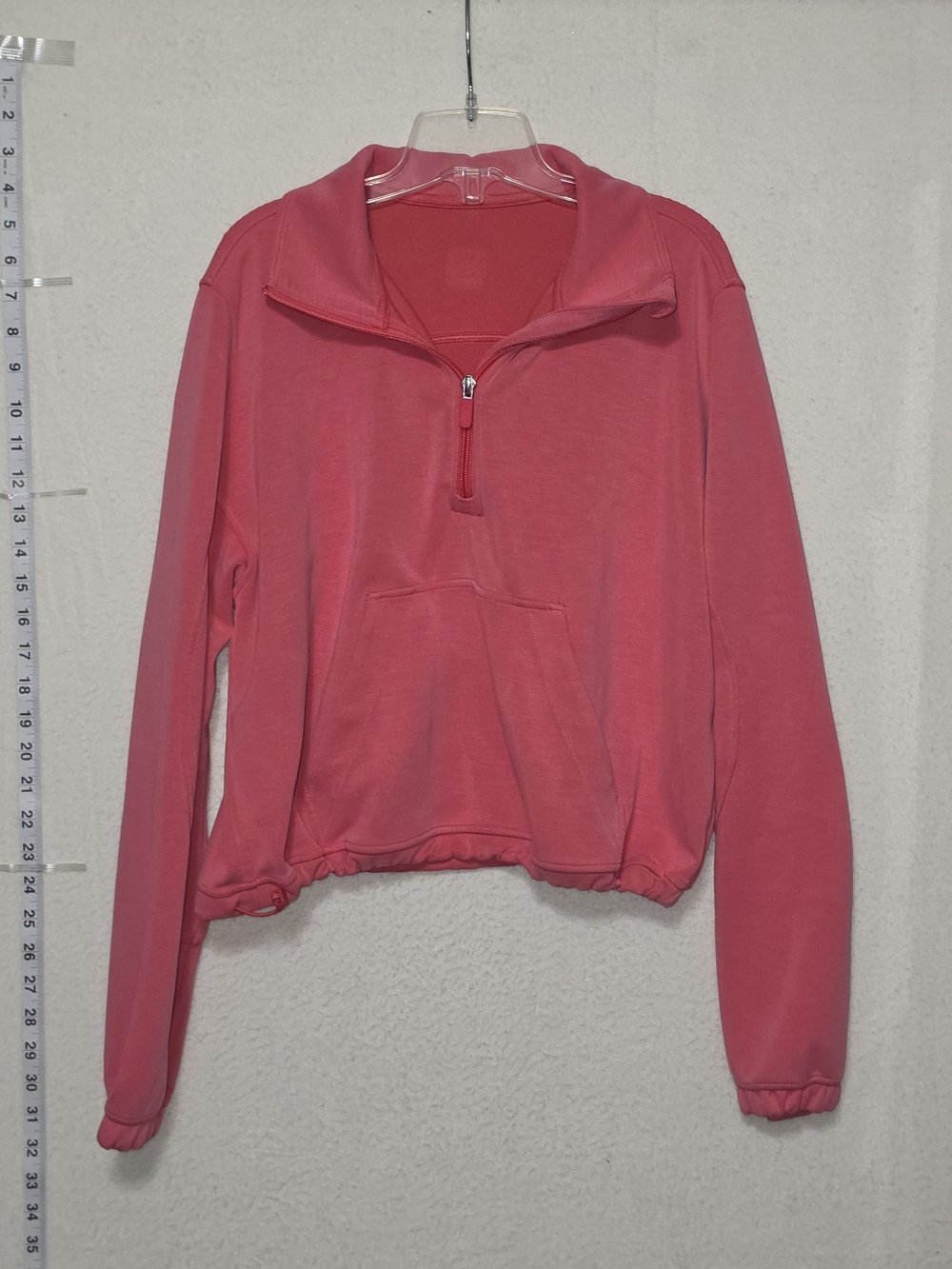lululemon athletica Coral Pink Half-Zip Pullover